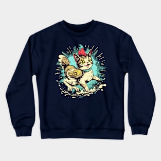 ChickenCatSaurus Crewneck Sweatshirt